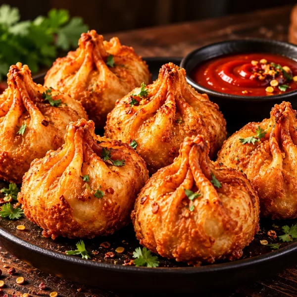Fried Chicken Momos