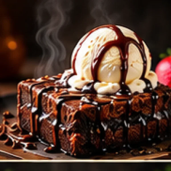 Sizzling Brownie with Ice Cream